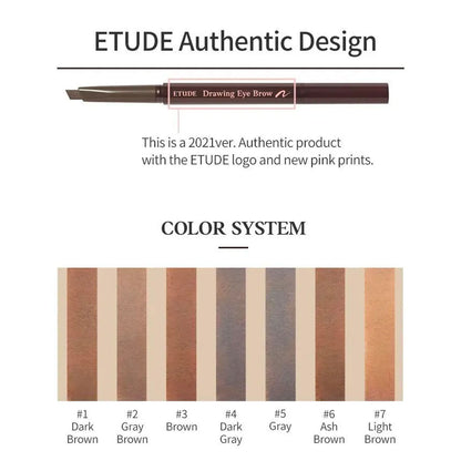 ETUDE - Drawing Eye Brow - 7 Colors