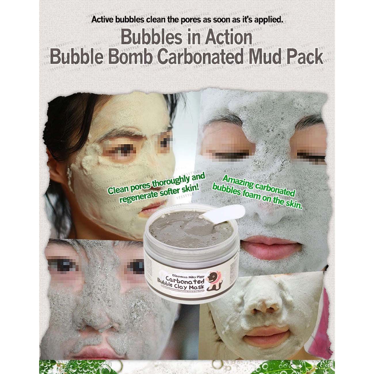 Elizavecca - Milky Piggy Carbonated Bubble Clay Mask 100ml