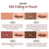 Peach C - Falling in Eyeshadow Palette - 3 Colors