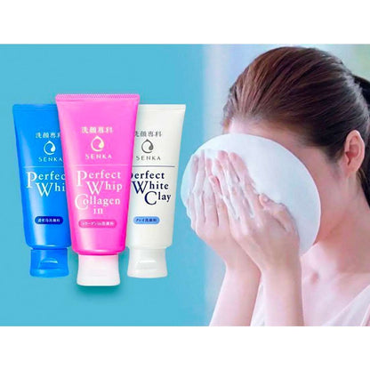 Shiseido - Senka Perfect Whip Face Wash Collagen In