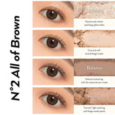UNLEASHIA - Glitterpedia Eye Palette - N°2 All Of Brown
