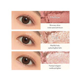 UNLEASHIA - Glitterpedia Eye Palette - N°3 All Of Coral Pink