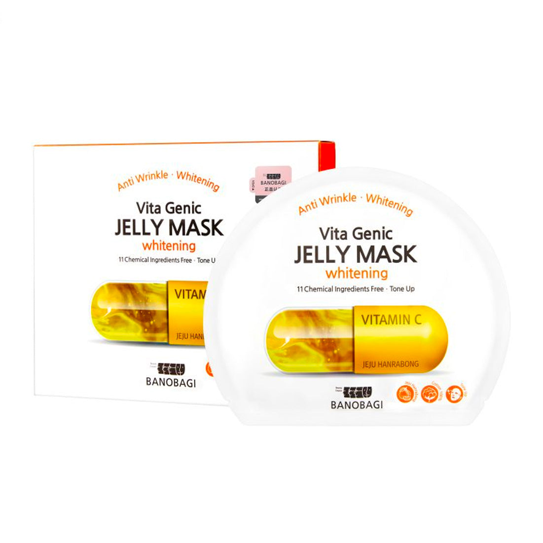 BANOBAGI - [Whitening] Vita Genic Jelly Mask Set(10 masks)